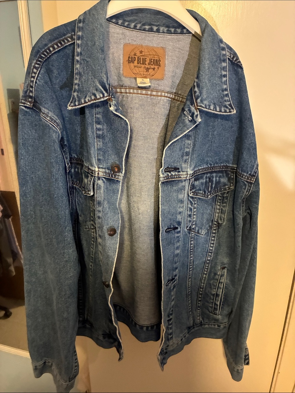 GAP Medium Blue Denim Trucker Jacket